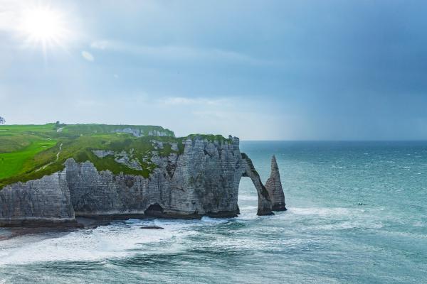 Los acantilados más altos del mundo - Acantilados de Étretat, Francia