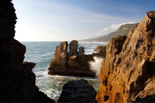 Los acantilados más altos del mundo - Los Acantilados de Punakaiki, Nueva Zelanda